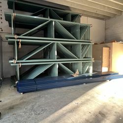 42”x16’ Uprights 3x3 Made In USA Brand New Pallet Racks Beams Uprights Wire Decks Delivery Install Forklift