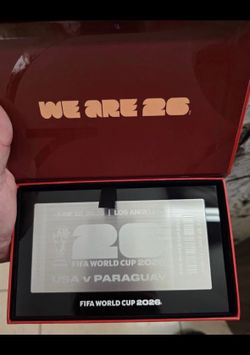 USA v Paraguay 2026 FIFA World Cup Hospitality Ticket Plaque VIP ONLY PKG