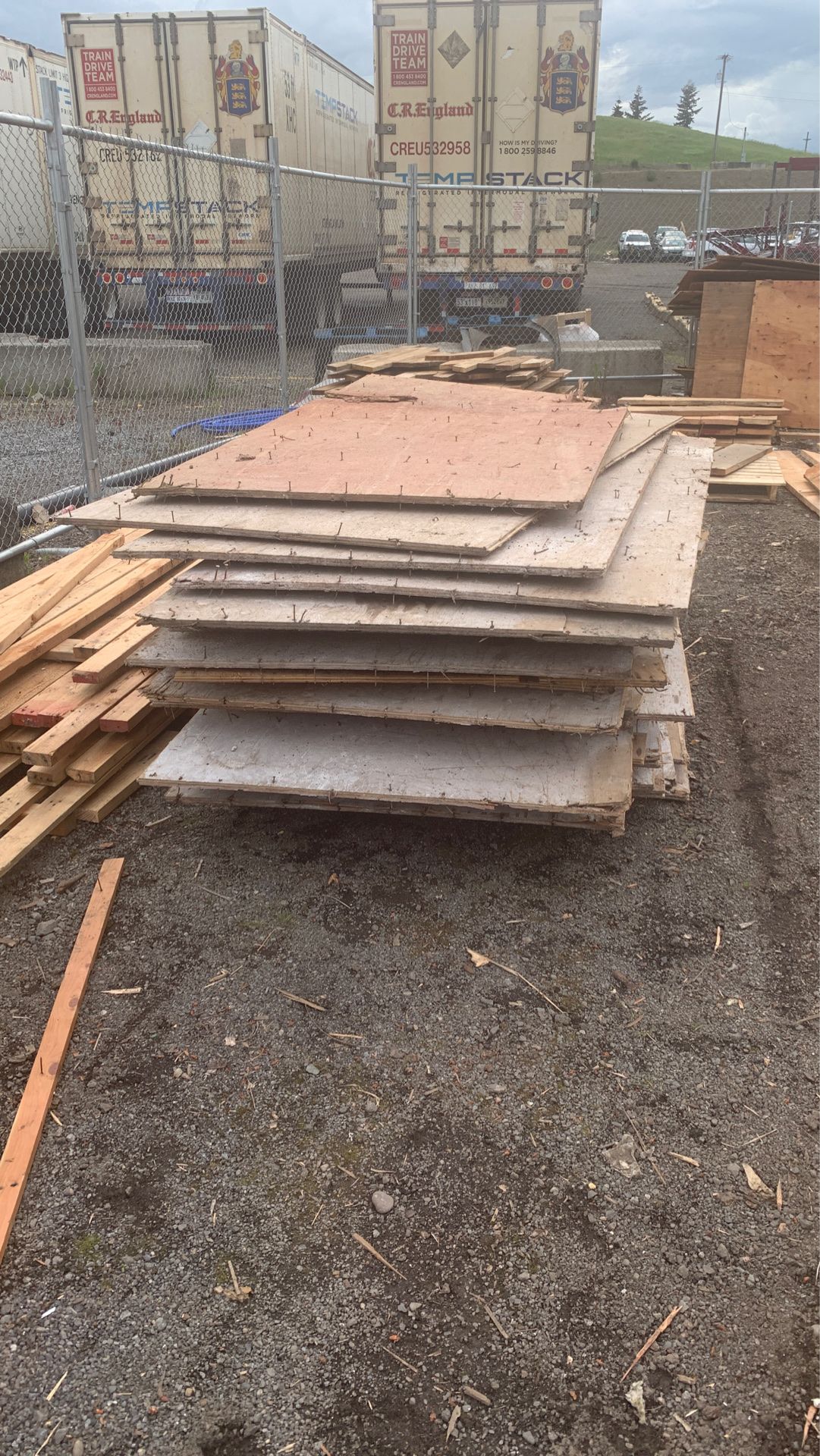 Subfloor plywood 4 x 8 three-quarter inch $6 each