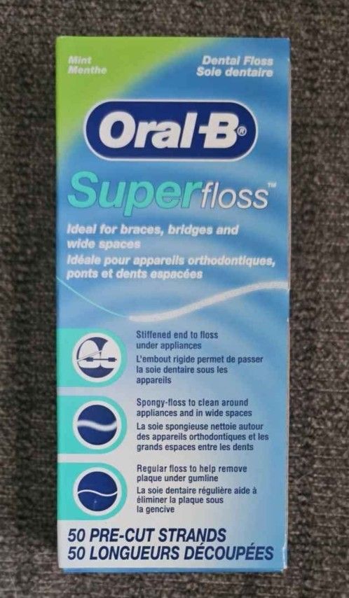 Oral-B Superfloss For Braces/Wide Spaces