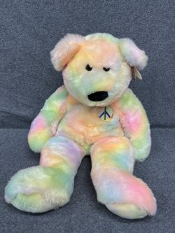 TY Beanie Babies Buddies Extra Large 30" Peace Bear 1999 w/tag