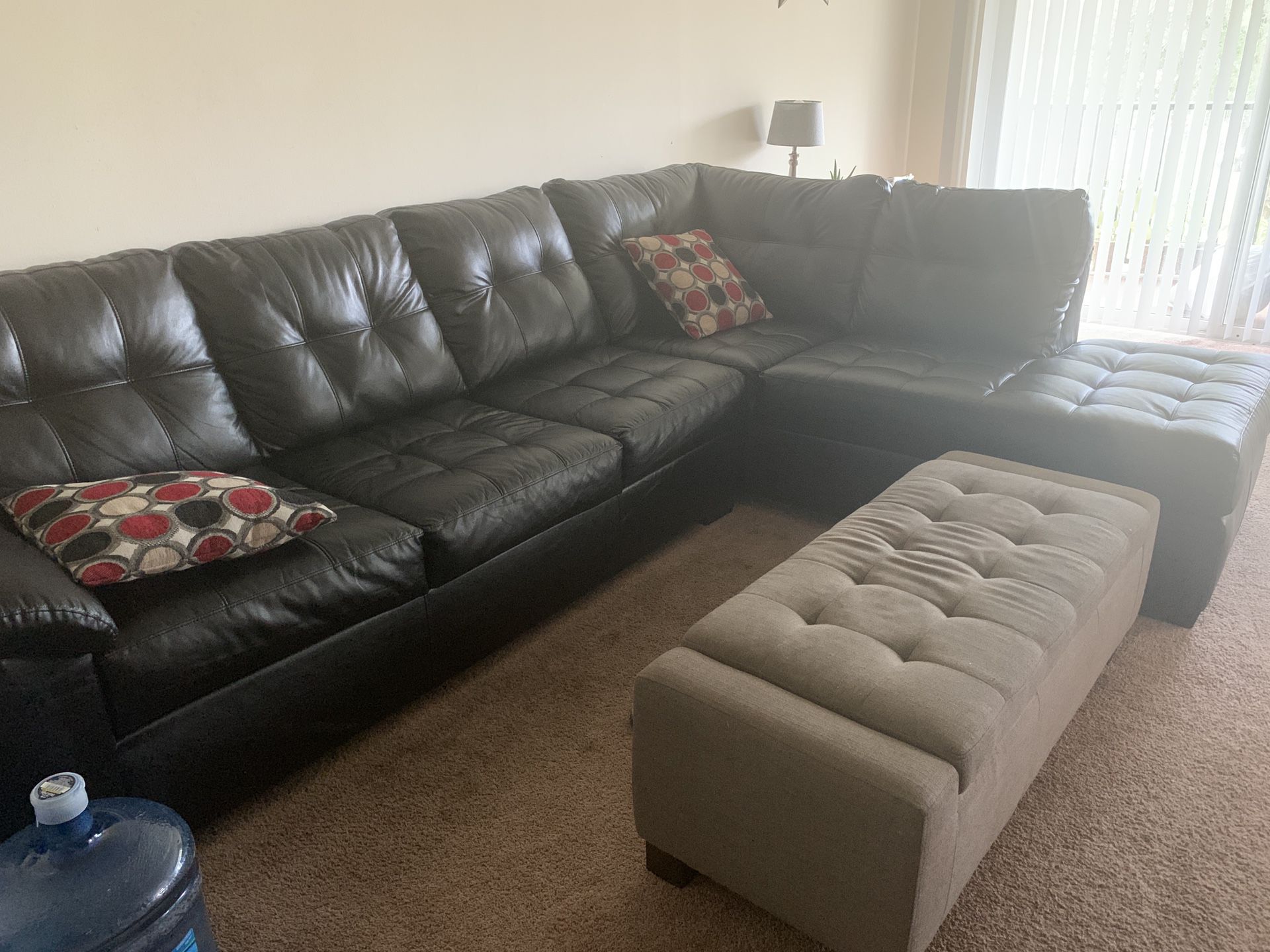 Leather couches
