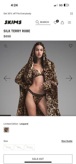 Dolce&Gabana X Skims Silk Terry Robe