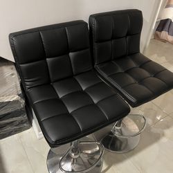 Two Black High Chair $60