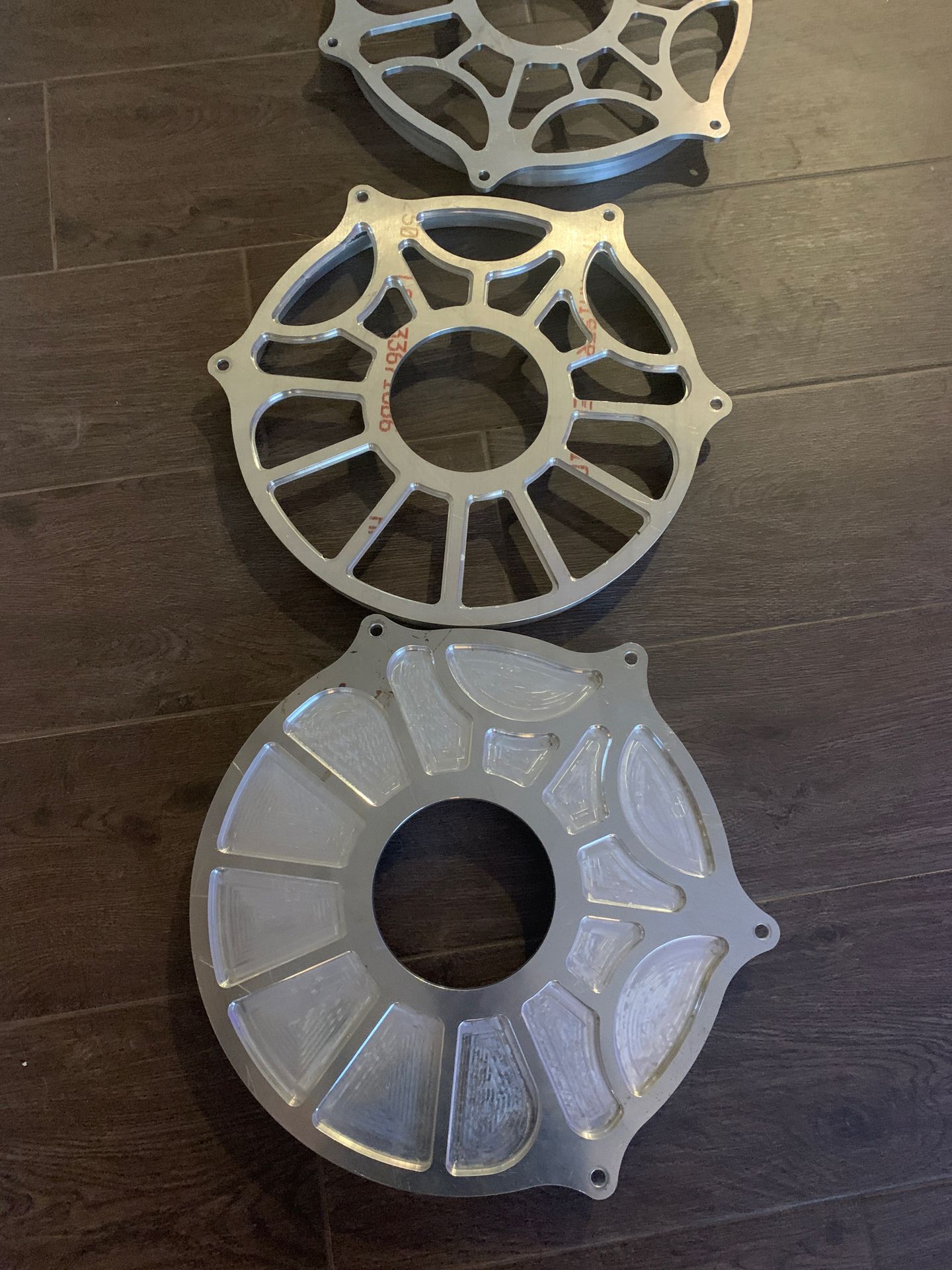 Jet boat v drive flywheel bellhousing big block Chevy flywheel covers. Cnc machined in house. Over 500 sold