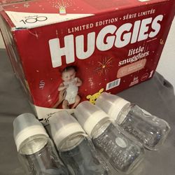 huggies and bottles