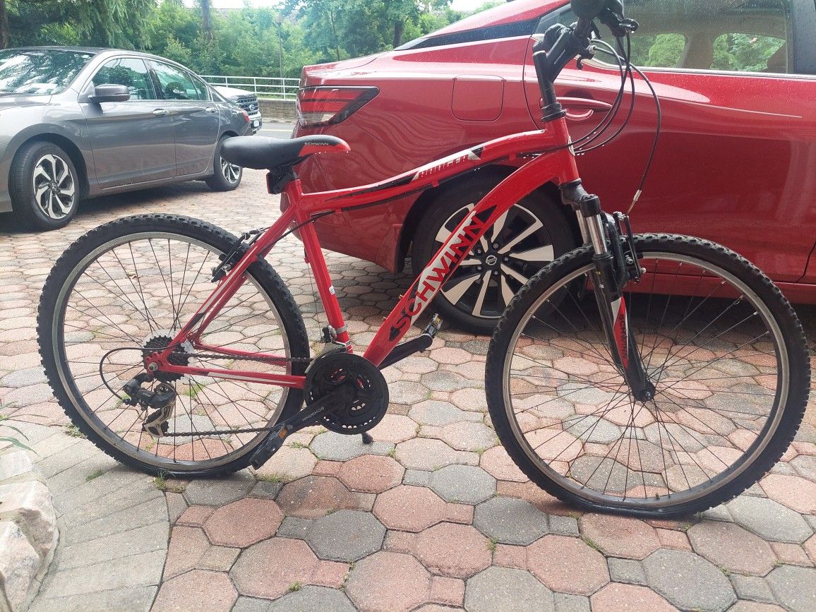 (2) Schwinn Rangers Male & Female, 26" Wheel Red, 24" Wheel White,
