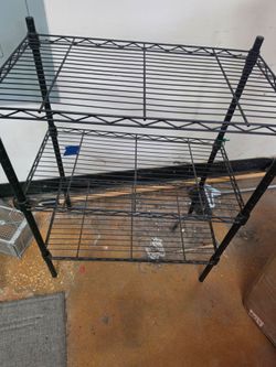 Tv , shelf, minifridge $50