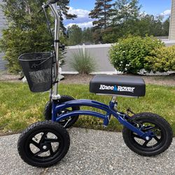Knee Rover and Elenker knee scooters