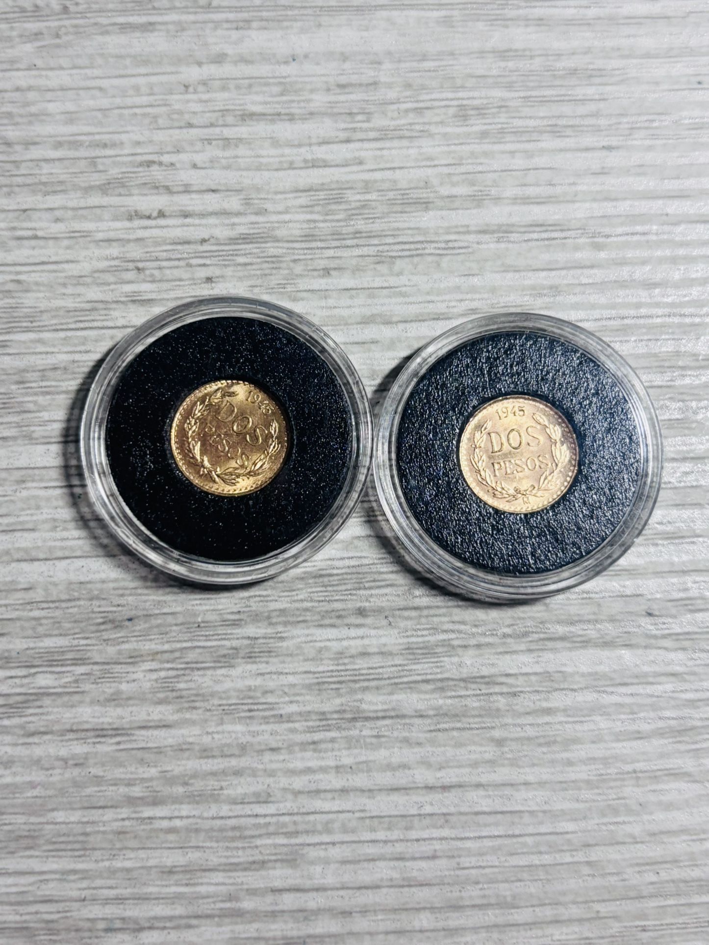 1945 México 🇲🇽 2 Pesos Gold Coin