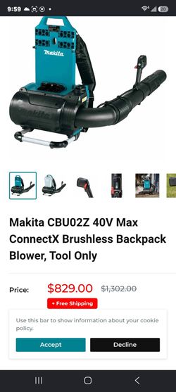 Makita  backpack blower