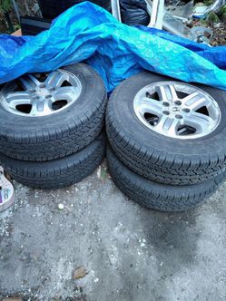 2006 Honda pilot rims and tires
