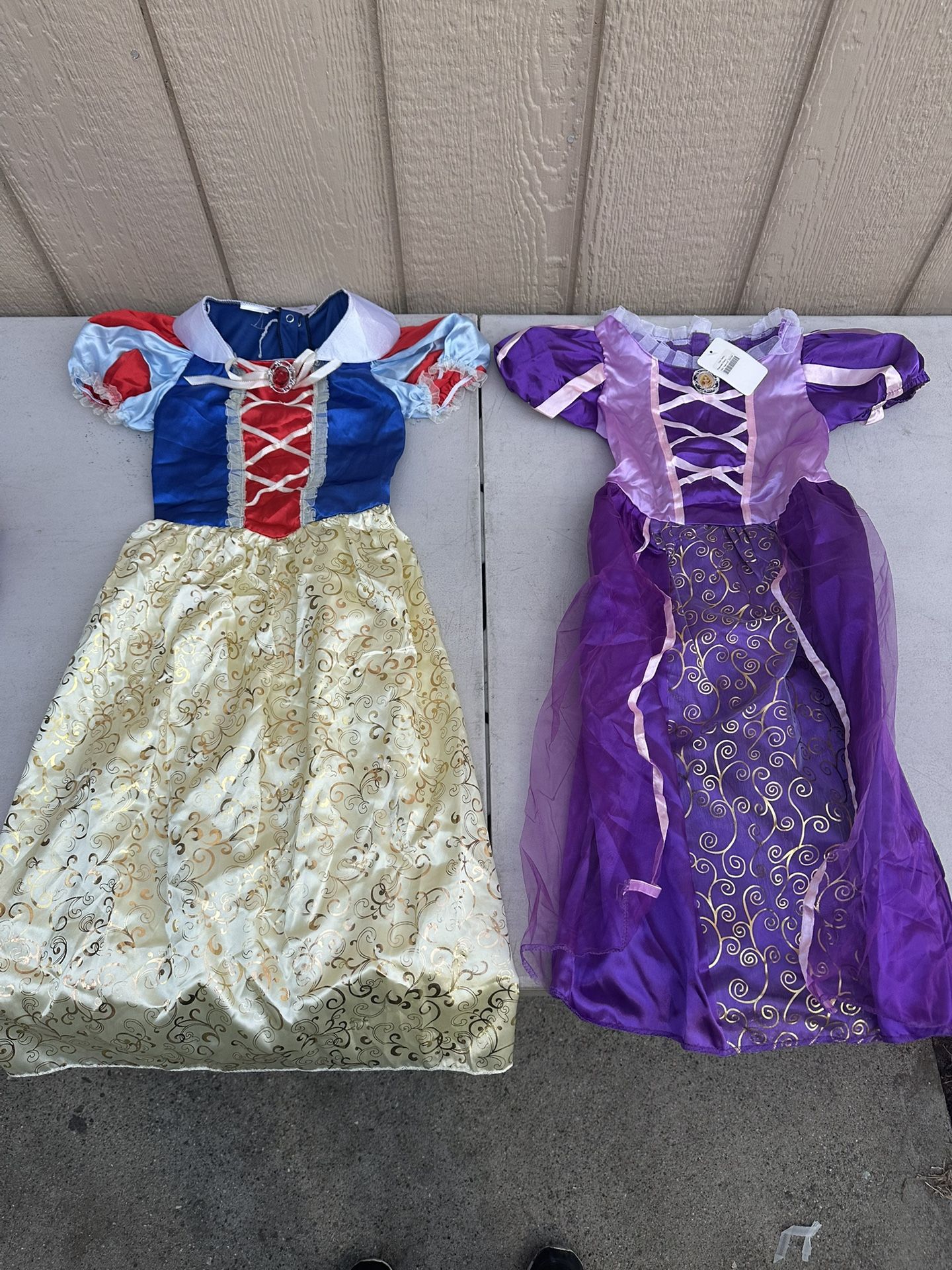 New W Tags Club Tabby Rapunzel & Snow White Little Girls Halloween Costume Just Dress Size Available 3-4 4-5 6-7 