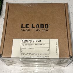 Le Labo Bergamote 22 (read description)