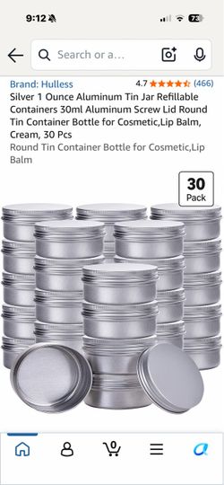 1 ounce cosmetic containers - (4) 30 pack