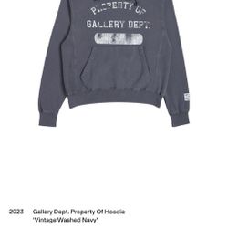 Gallery Dept Hoodie Size L Worn 2 Times Then Dry Cleaned 