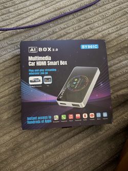 AI BOX 2.0 Car HDMI Smart Box Multimedia Adapter w/ Remote, BY961C