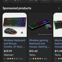 Wireless Mouse And Keyboard 