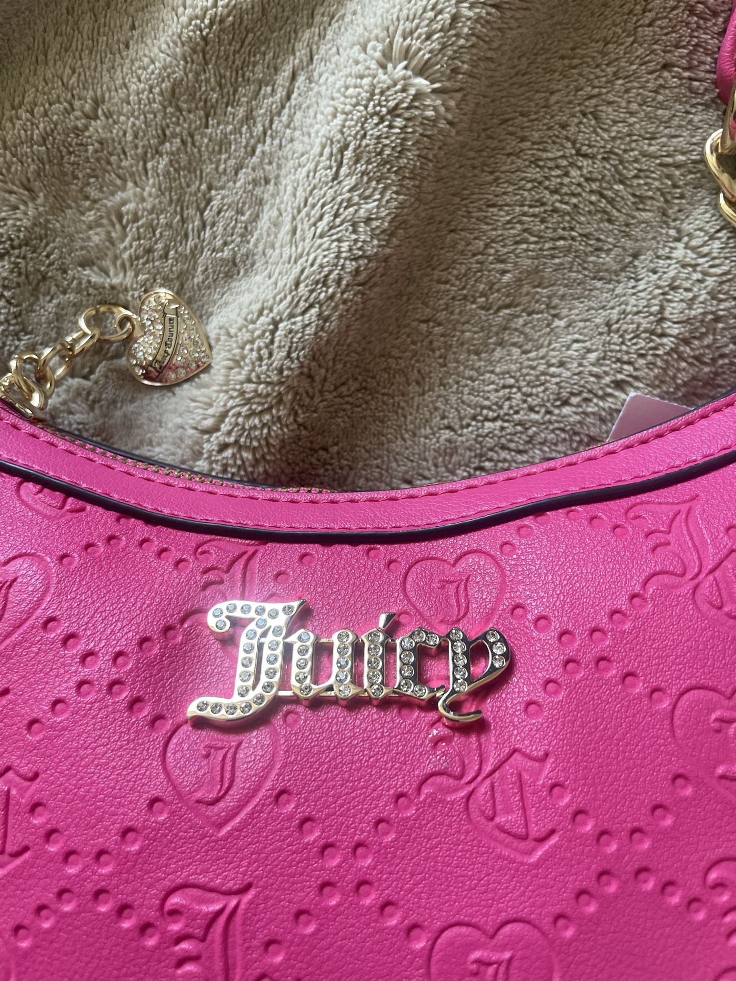 Juicy couture shoulder bag pink new arrivals