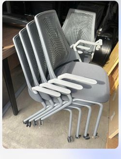 Herman miller Sayl office chairs guest lobby waiting room
