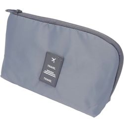 Gray Electronics & Cord Organizer Waterproof Portable Storage Pouch/ Travel Case
