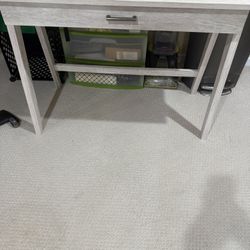 *PRICE DROP* Modern Light Wood Desk with Drawer –$30 (OBO)