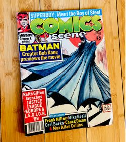 Batman! DC Comics! COMICS SCENE Magazine #6