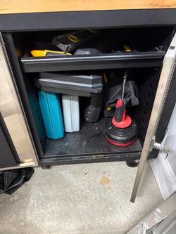 Large Assortment of Tools & Garden Accessories – Blowers, Drills, Extension cords, Tools, Fasteners , Hardware