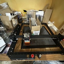 ORTUR Laser Master 2 Engraver with new unboxed rotary attachment