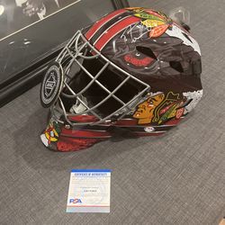 Andre Flurry Blackhawks Helmet 