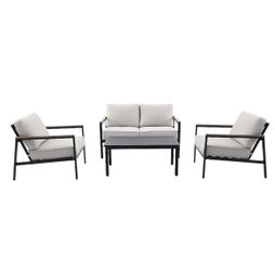 Style Selections Cave Hill 4-Piece Outdoor Patio Conversation Set