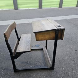 Antique School Desk