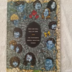 1998 Rock & Roll Hall Of Fame Induction Ceremony Program