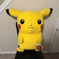 Huge Pikachu Plushie New
