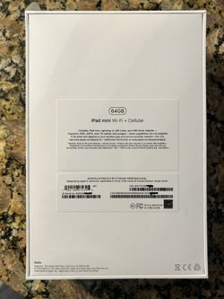 iPad Mini 5th Gen Wi-Fi + Cellular