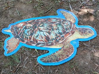 Metal Guy Harvey Sea Turtle Sign