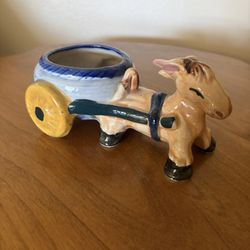 Vintage Donkey Planter