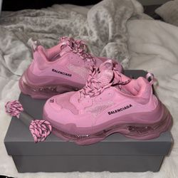 Balenciaga Triple S Pink Clear Sole