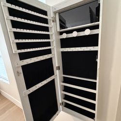 Mirror Jewelry Cabinet