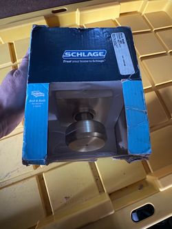 Schlage round door knob for bed & bath