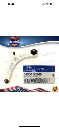 ⭐GENUINE Control Arm FRONT LEFT for 17-22 Hyundai Ioniq Kona Niro/ EV 54500G2100