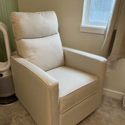 Nursery Chair - DaVinci Gabby Pillowback Swivel Glider