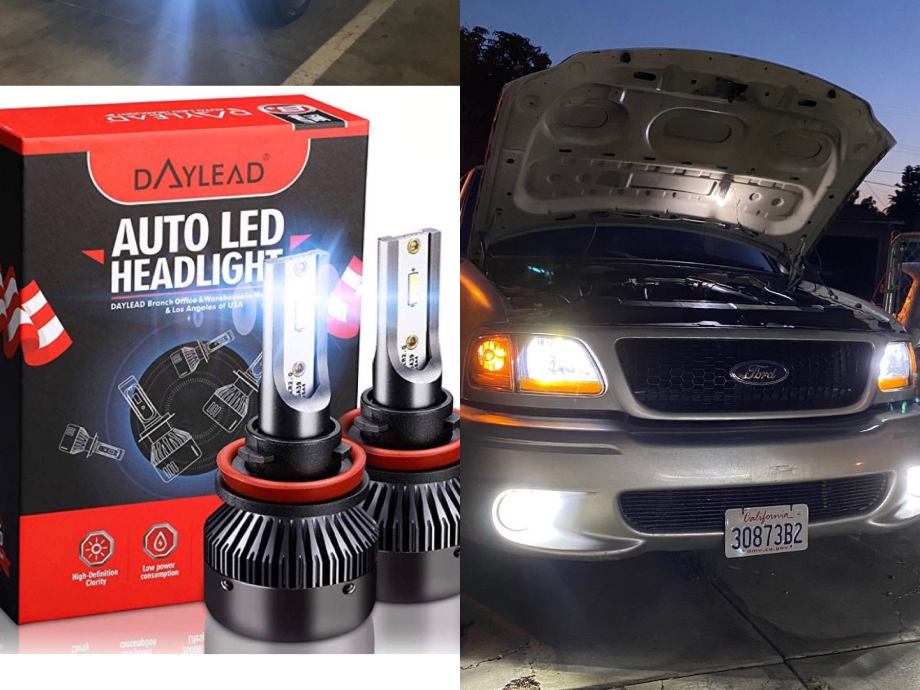 Led Headlights 25$ Free License Plate LEDs With Purchase