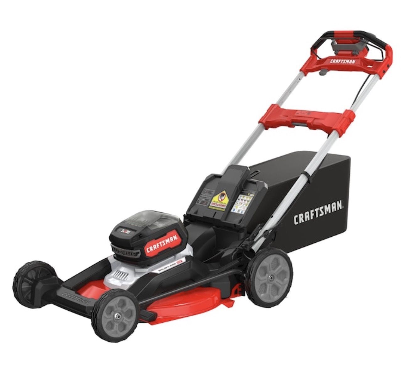 CRAFTSMAN 2xV20 20-volt, Max 21-in Self Propelled Battery Walk Lawn Mower with 29 Ah Battery Included