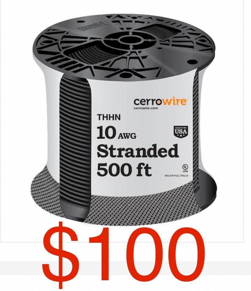 #10 AWG STRANDED COPPER 500ft.