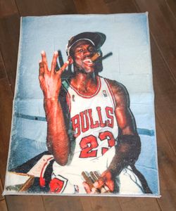 Brand new Michael Jordan Championship Cigar Rug