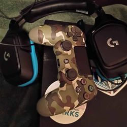 PS3 Console/1 Controller/Turtle Beach Headset/All The Wires