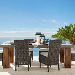 Concrete Top Indoor And Outdoor Dining Tables.