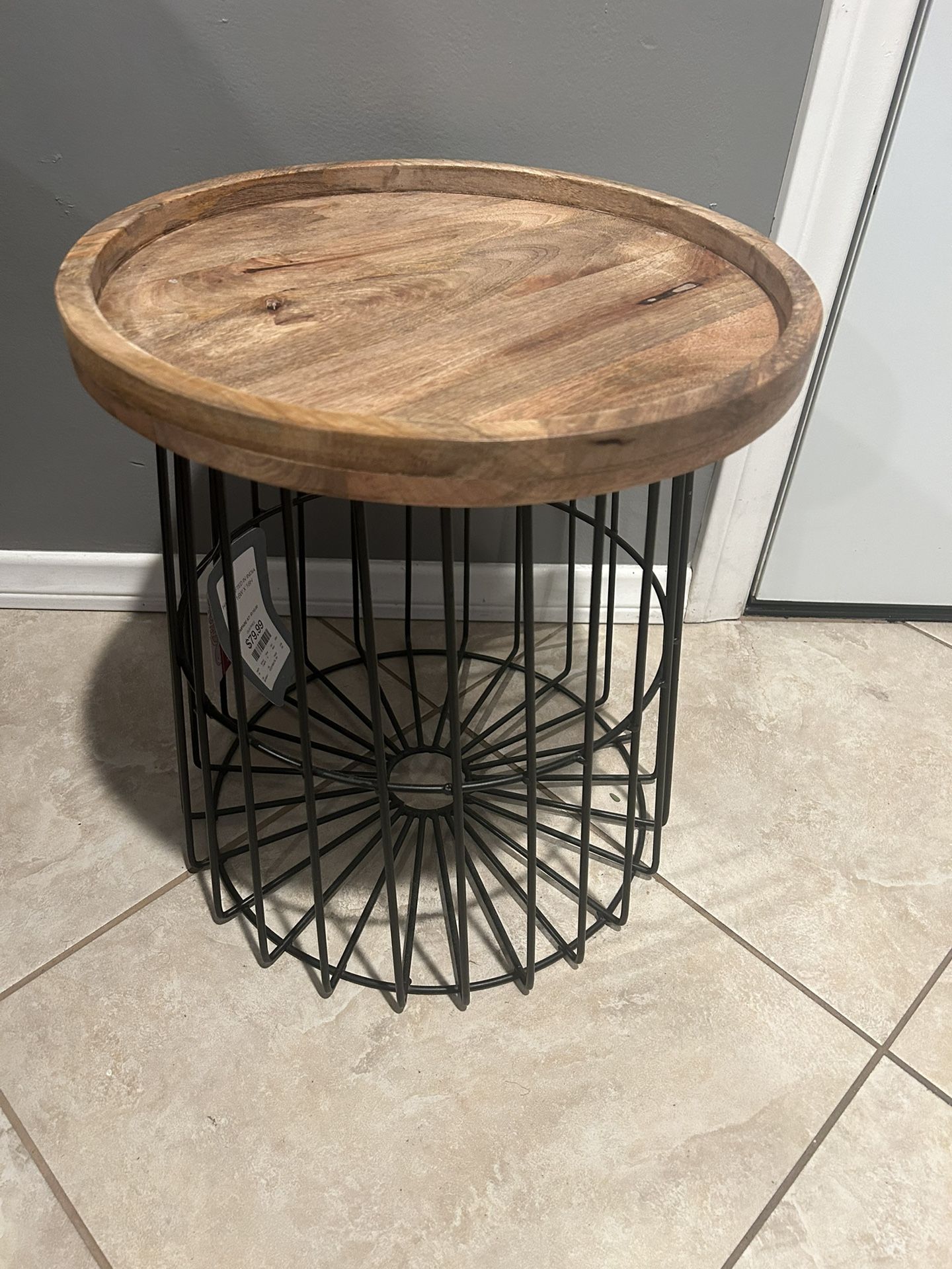 Artisan Wooden Side Table