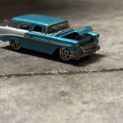 1956 Chevy Bel air Nomad Station Wagon Hot Rod Resto Mod Model 1/64 S Scale SS